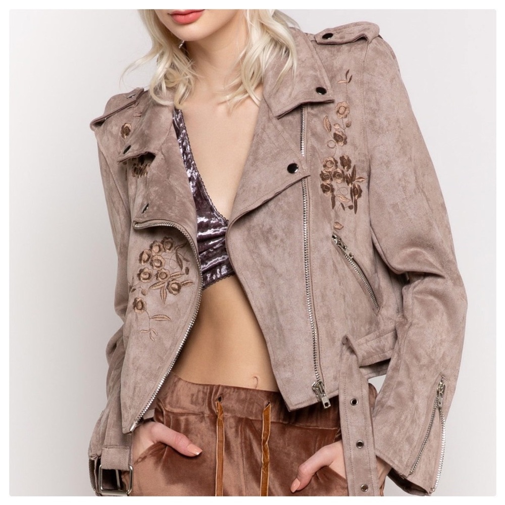 POL Easy Rider Moto Suede Jacket - Picture 2 of 11